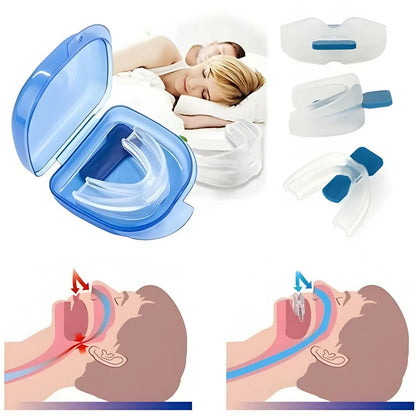 Silenzia™ Dispositivo Bucal Anti Ronquidos [Sueño Profundo y Noches en Silencio]