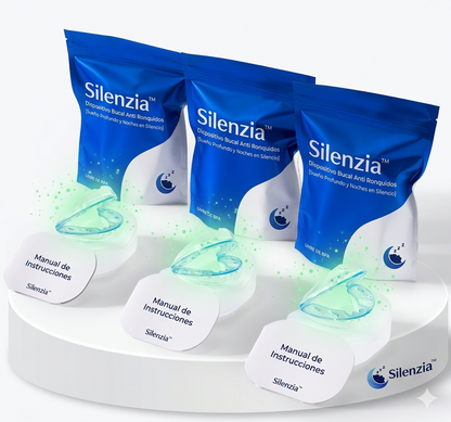 Silenzia™ Dispositivo Bucal Anti Ronquidos [Sueño Profundo y Noches en Silencio]