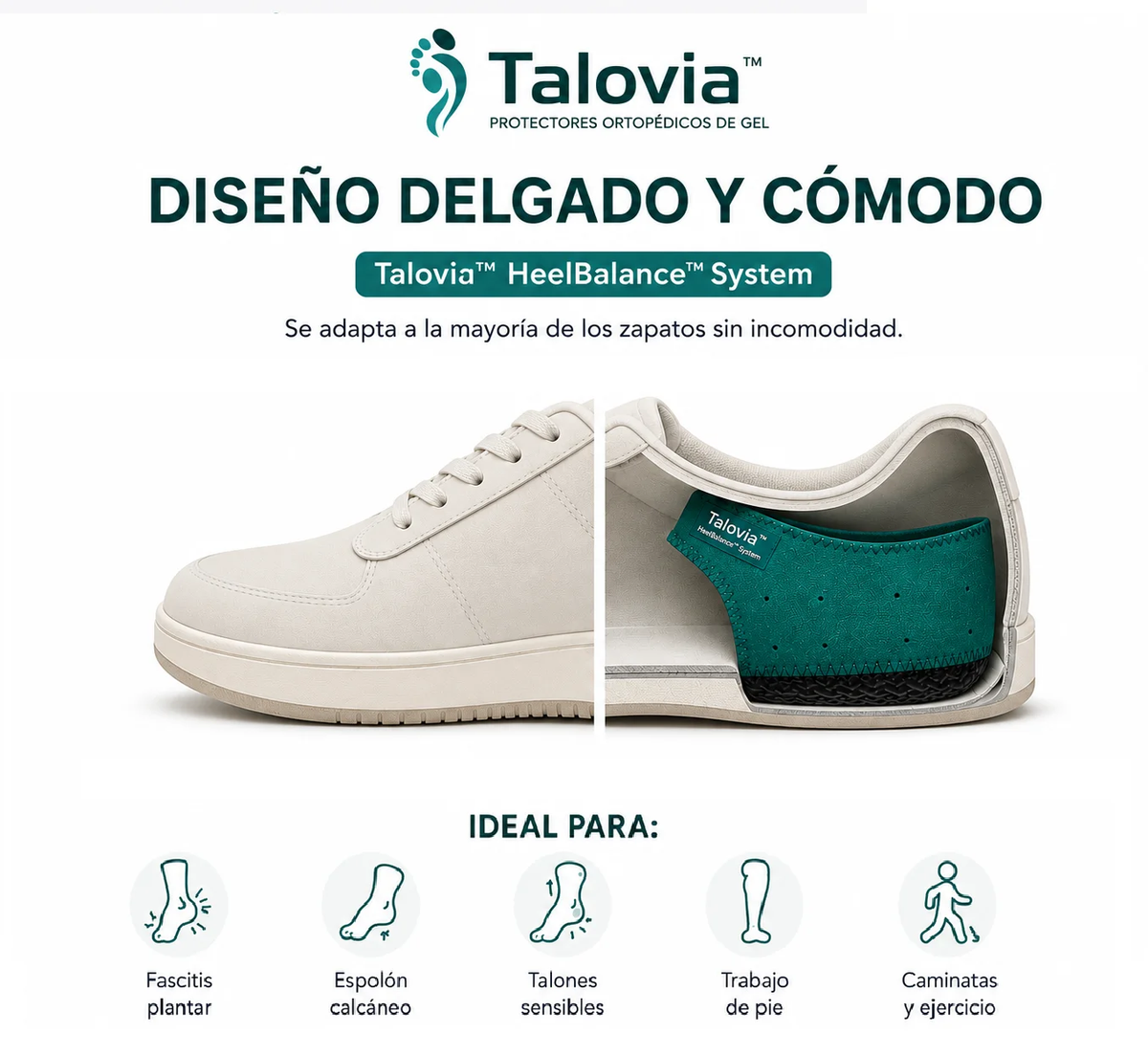 Talovia™ Protectores Ortopédicos de Gel